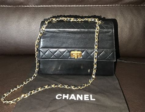 chanel leather tote bag vintage|vintage chanel bag 24k gold.